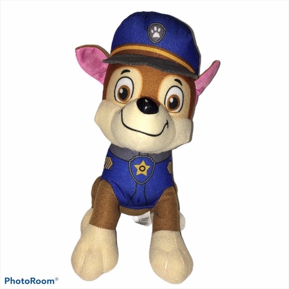 paw patrol chase stuffed animal